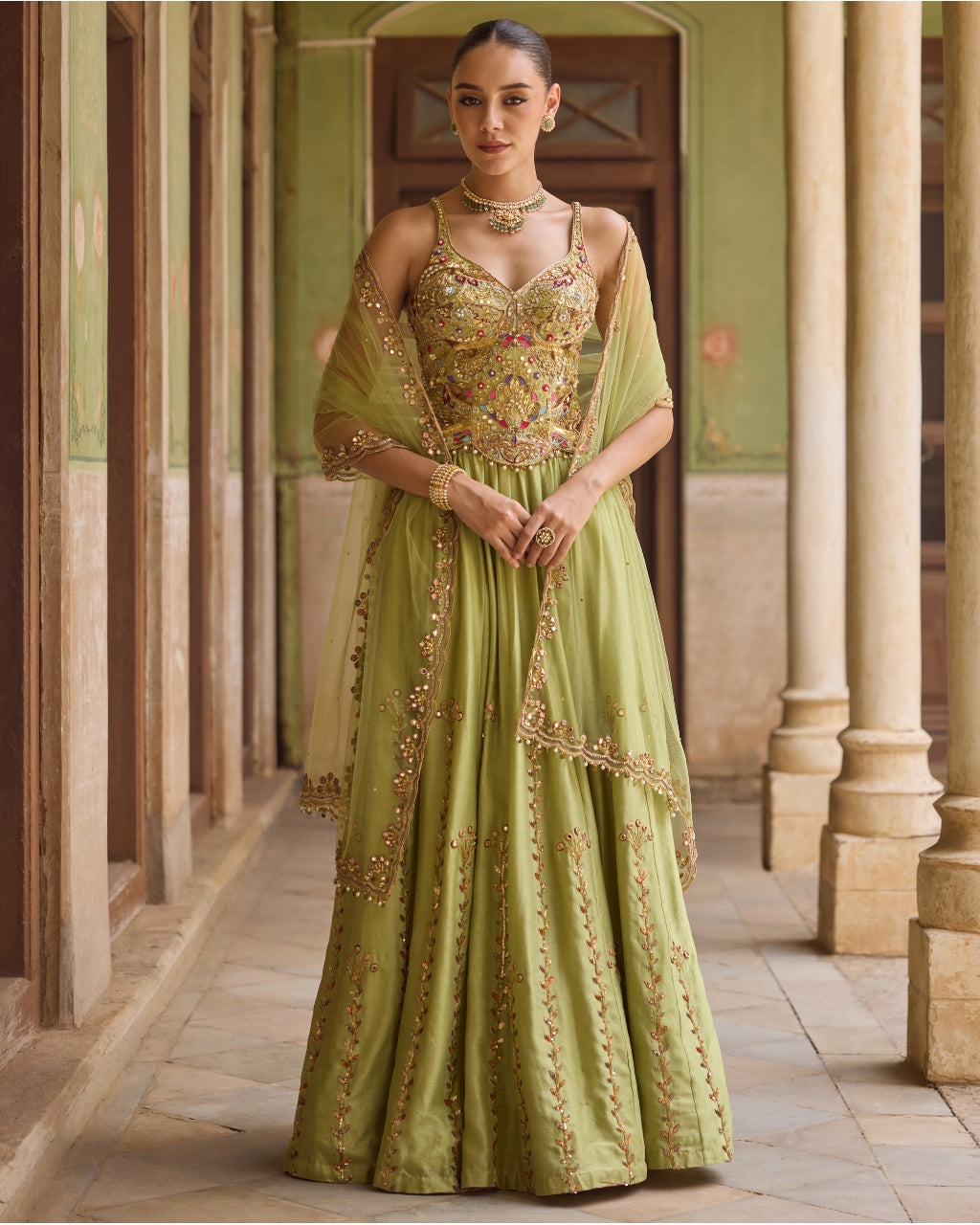 Nazm Lehenga Set
