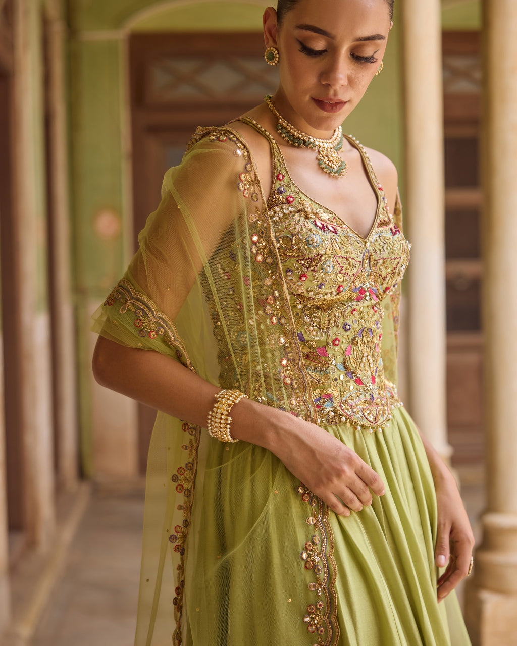 Nazm Lehenga Set