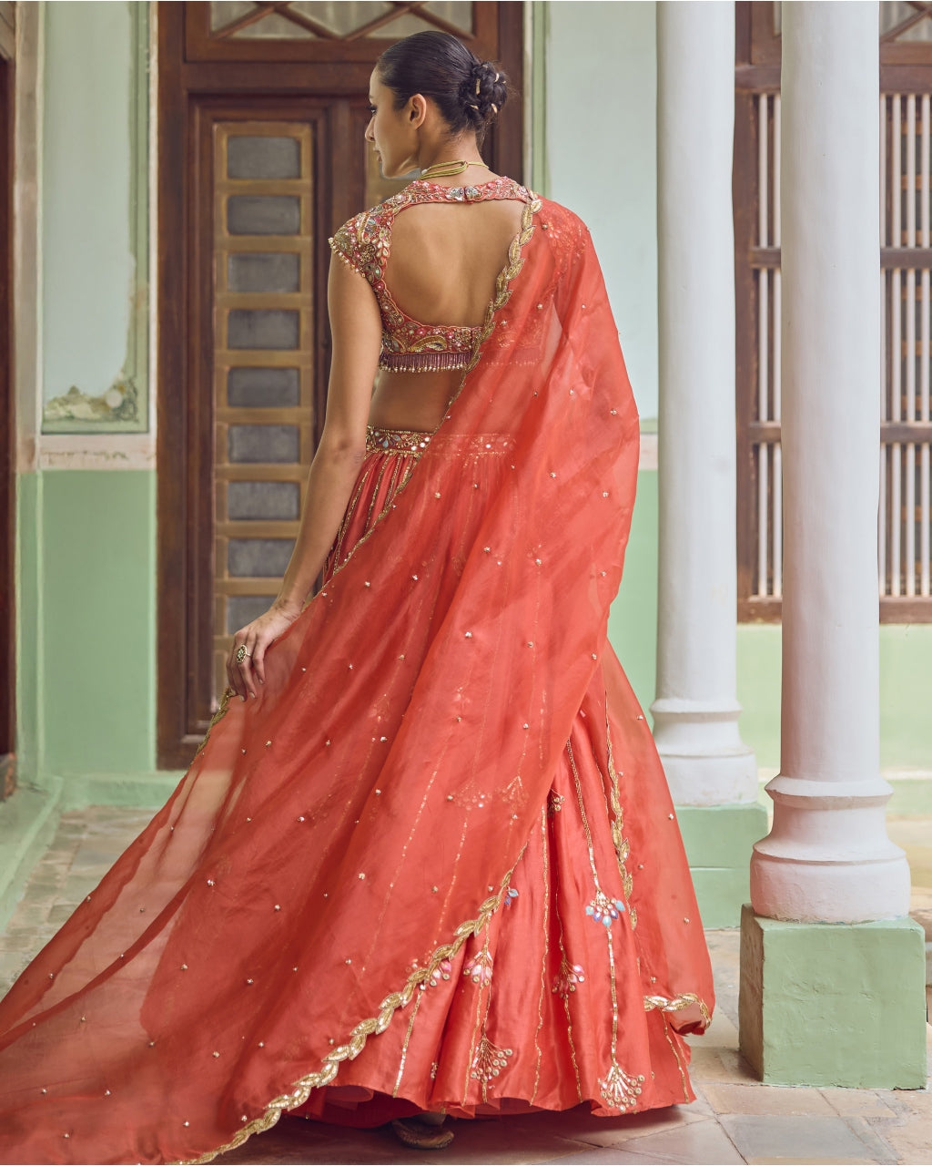 Gerua Lehenga Set