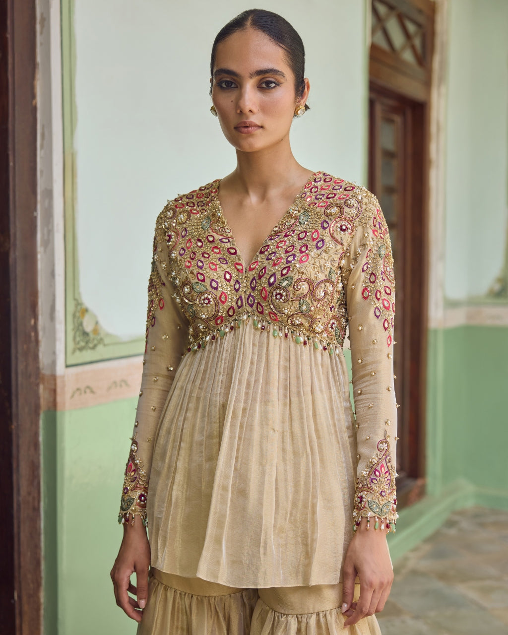 Nazia Gharara Set