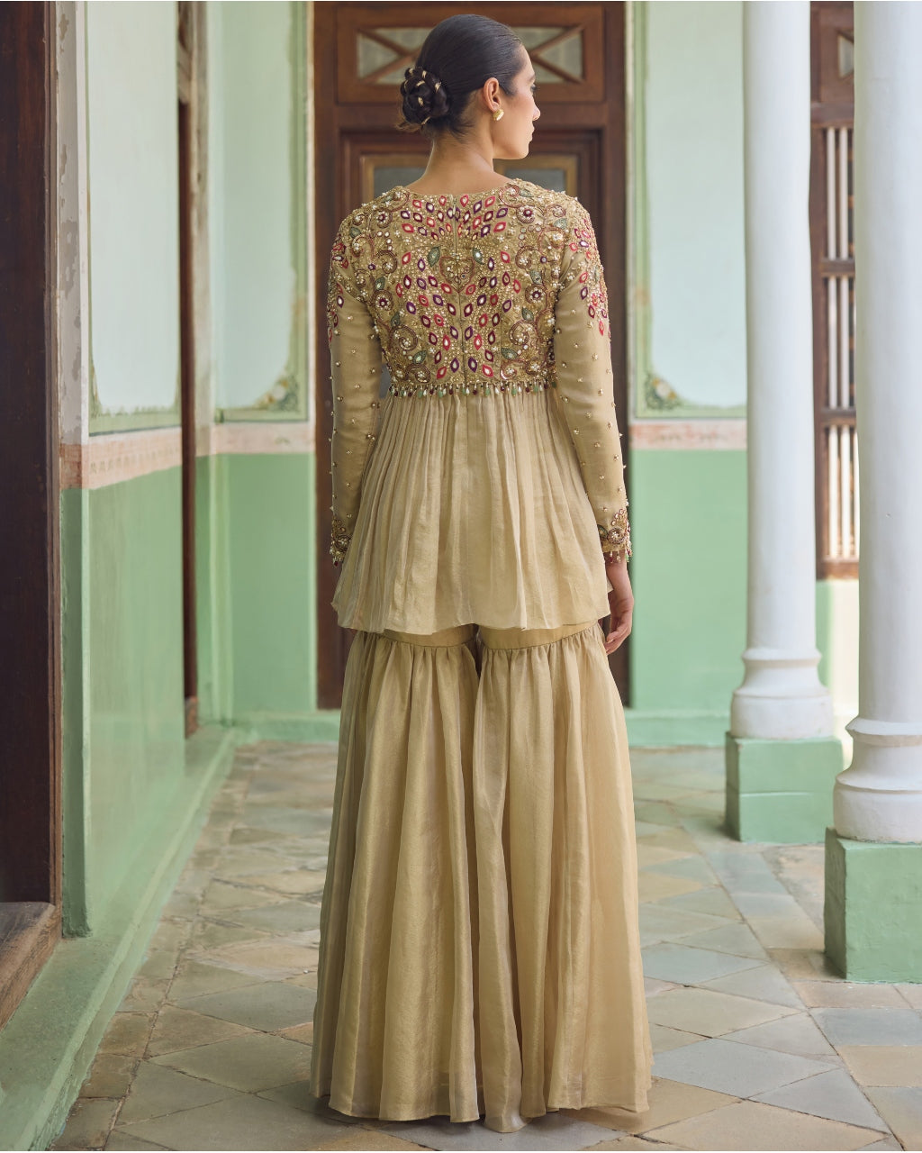 Nazia Gharara Set