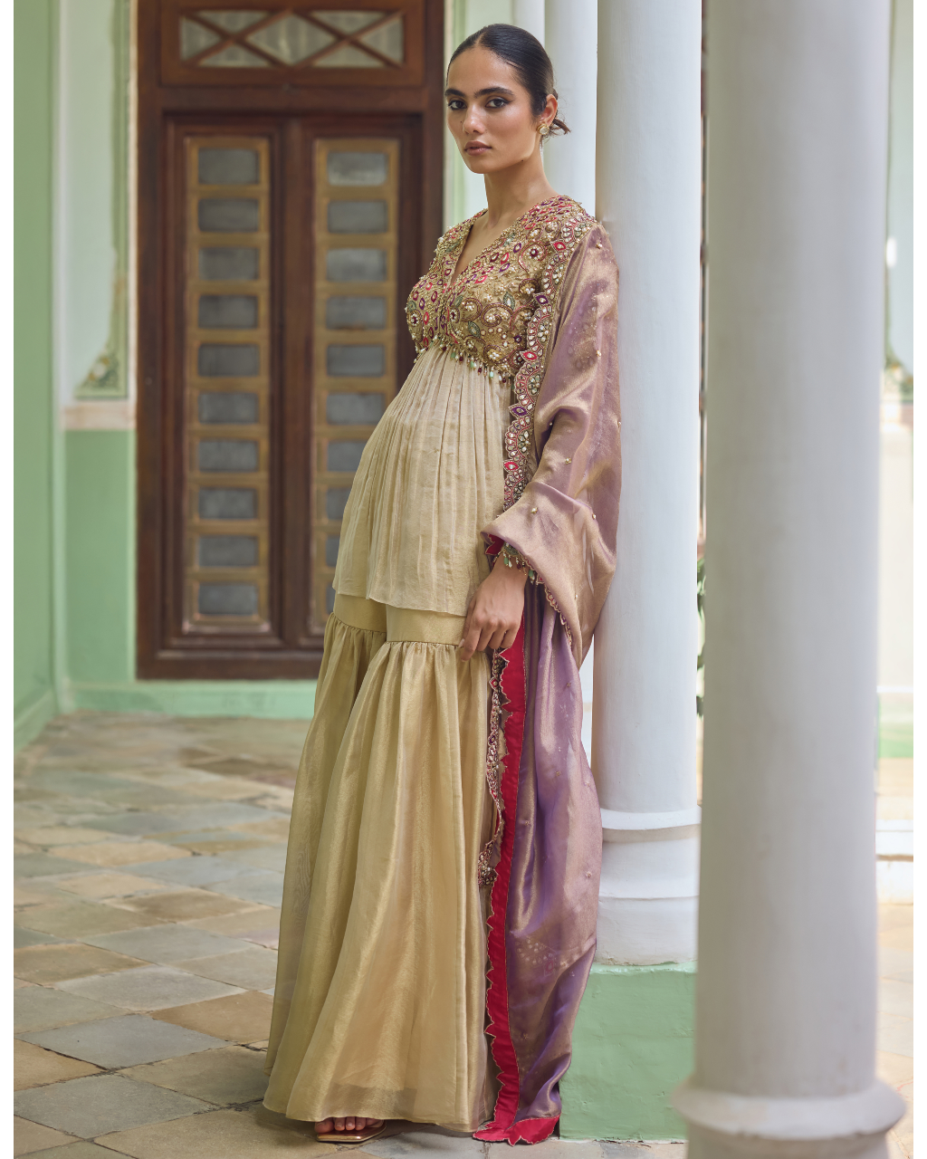 Nazia Gharara Set