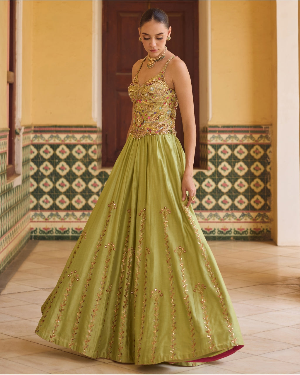 Nazm Lehenga Set