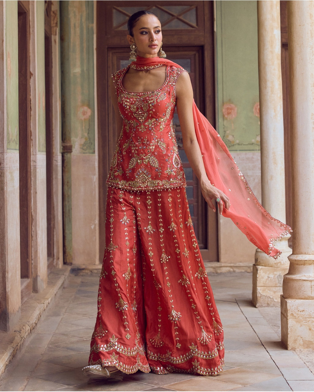 Roohani Sharara Set