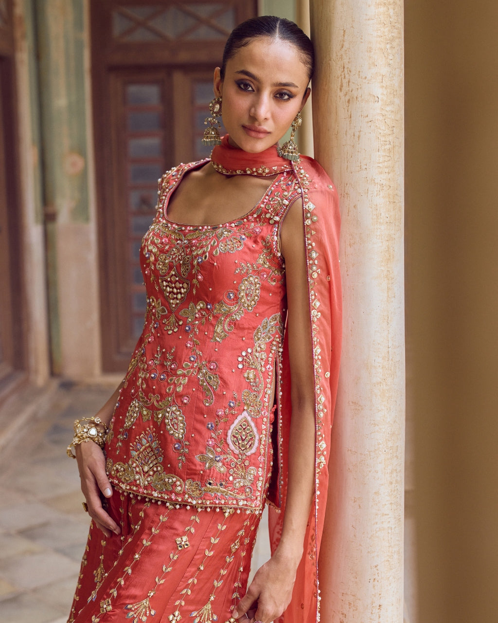 Roohani Sharara Set