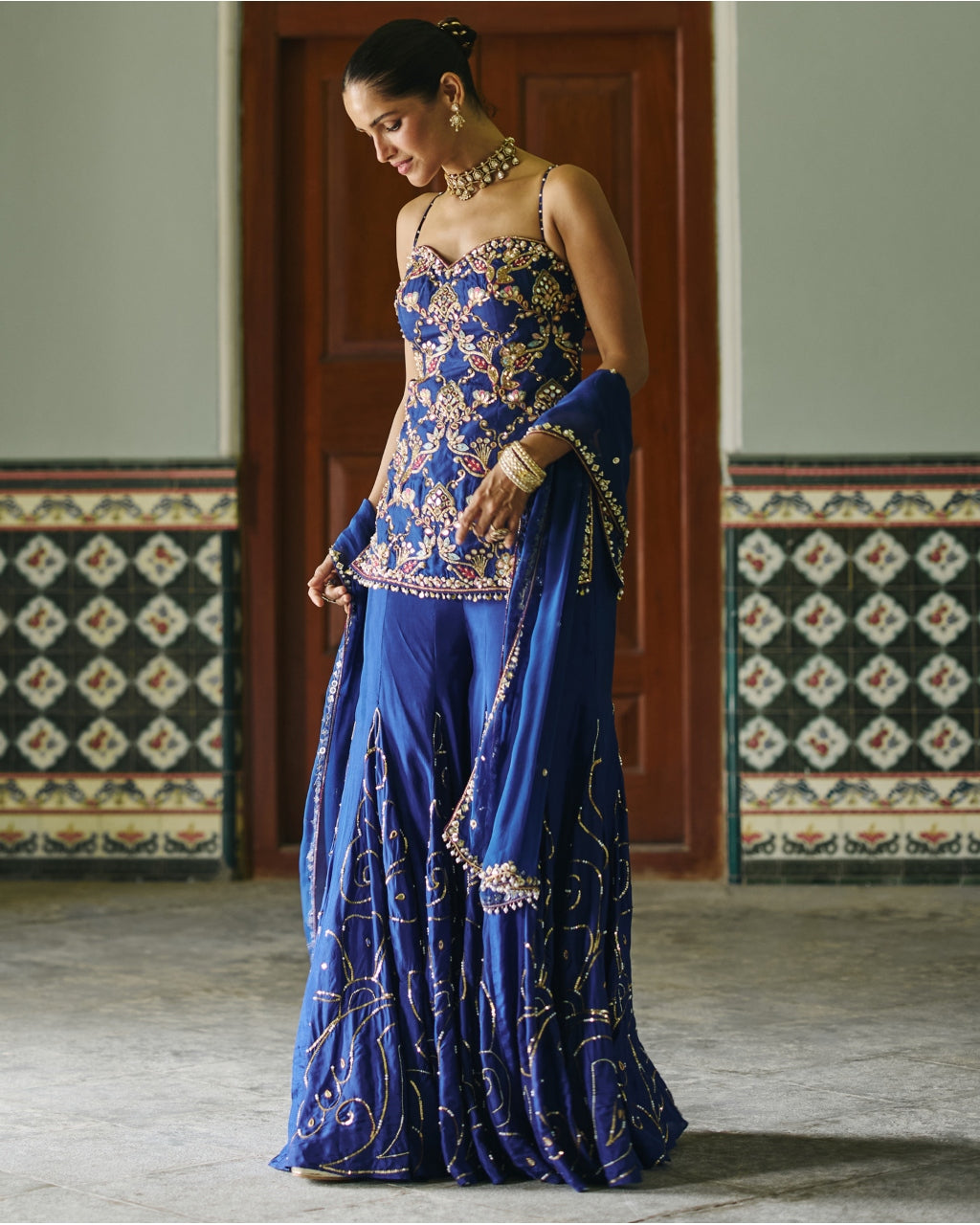 Aasma Gharara Set