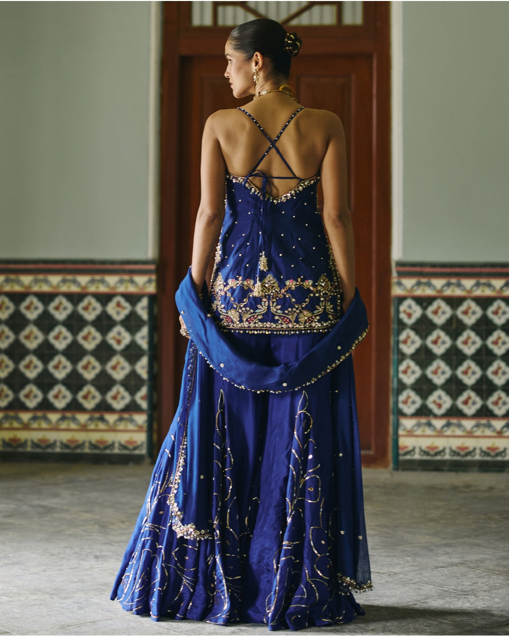 Aasma Gharara Set