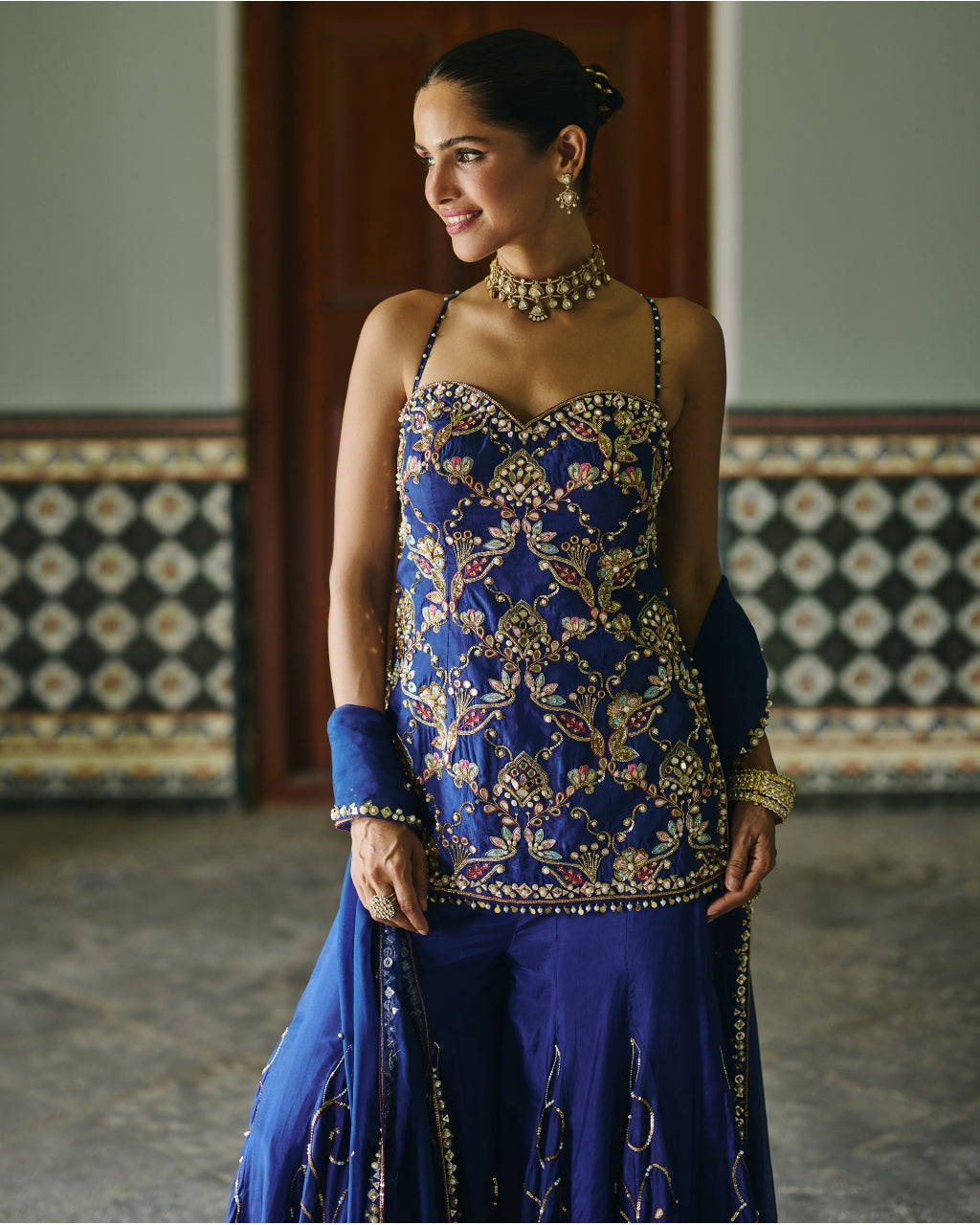 Aasma Gharara Set