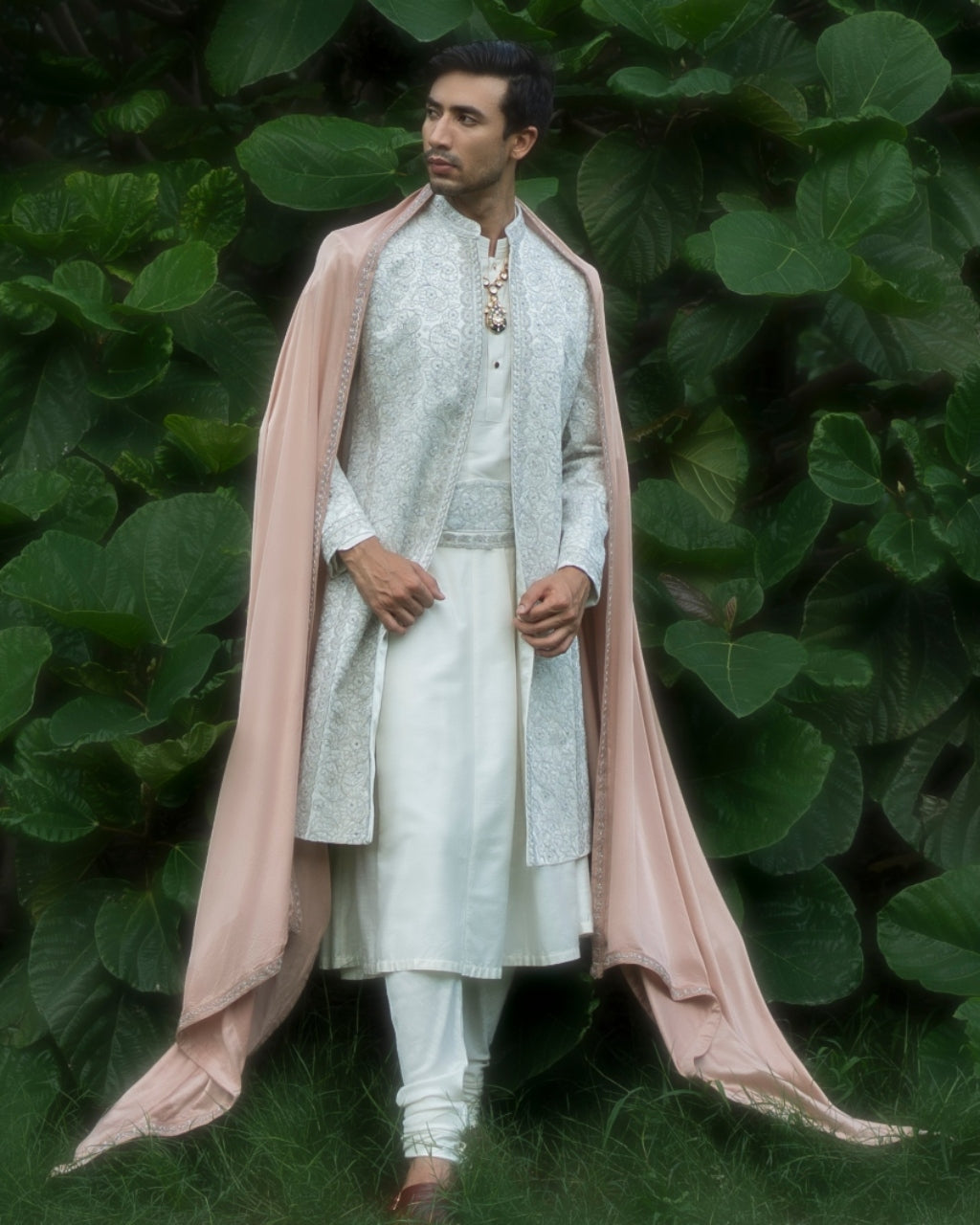 Ivory Whisper Sherwani Set