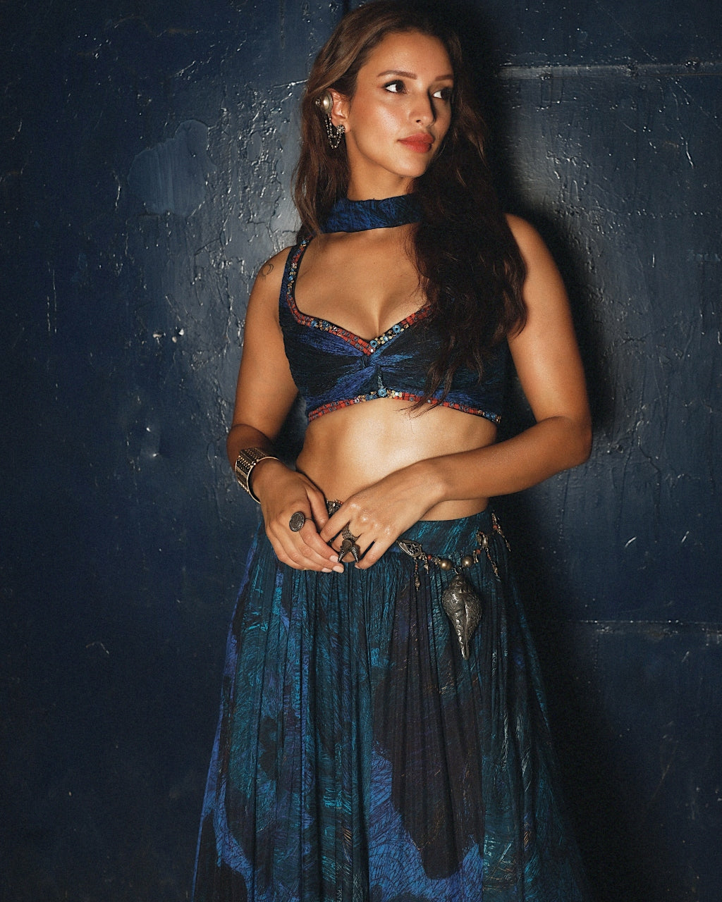 Riley Magnolia Lehenga Set