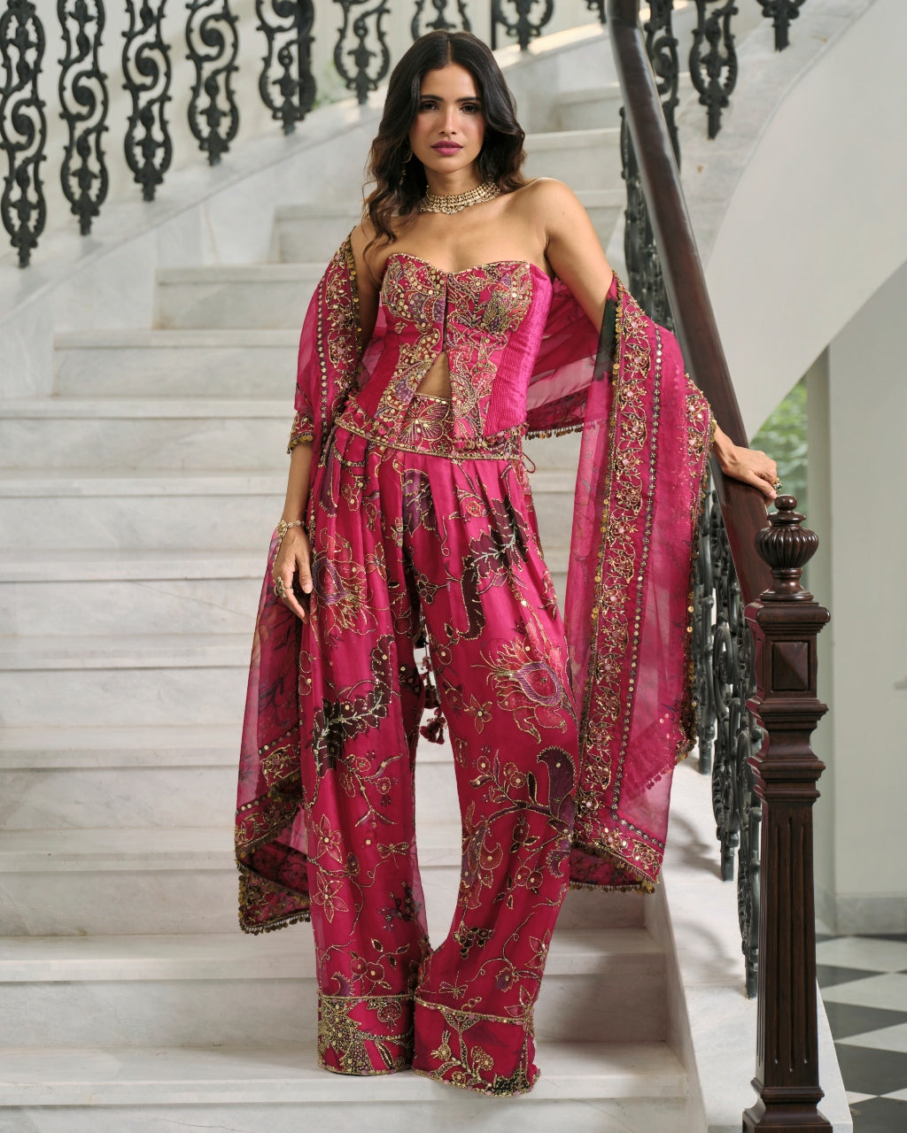 Ulfat Corset Farshi Set