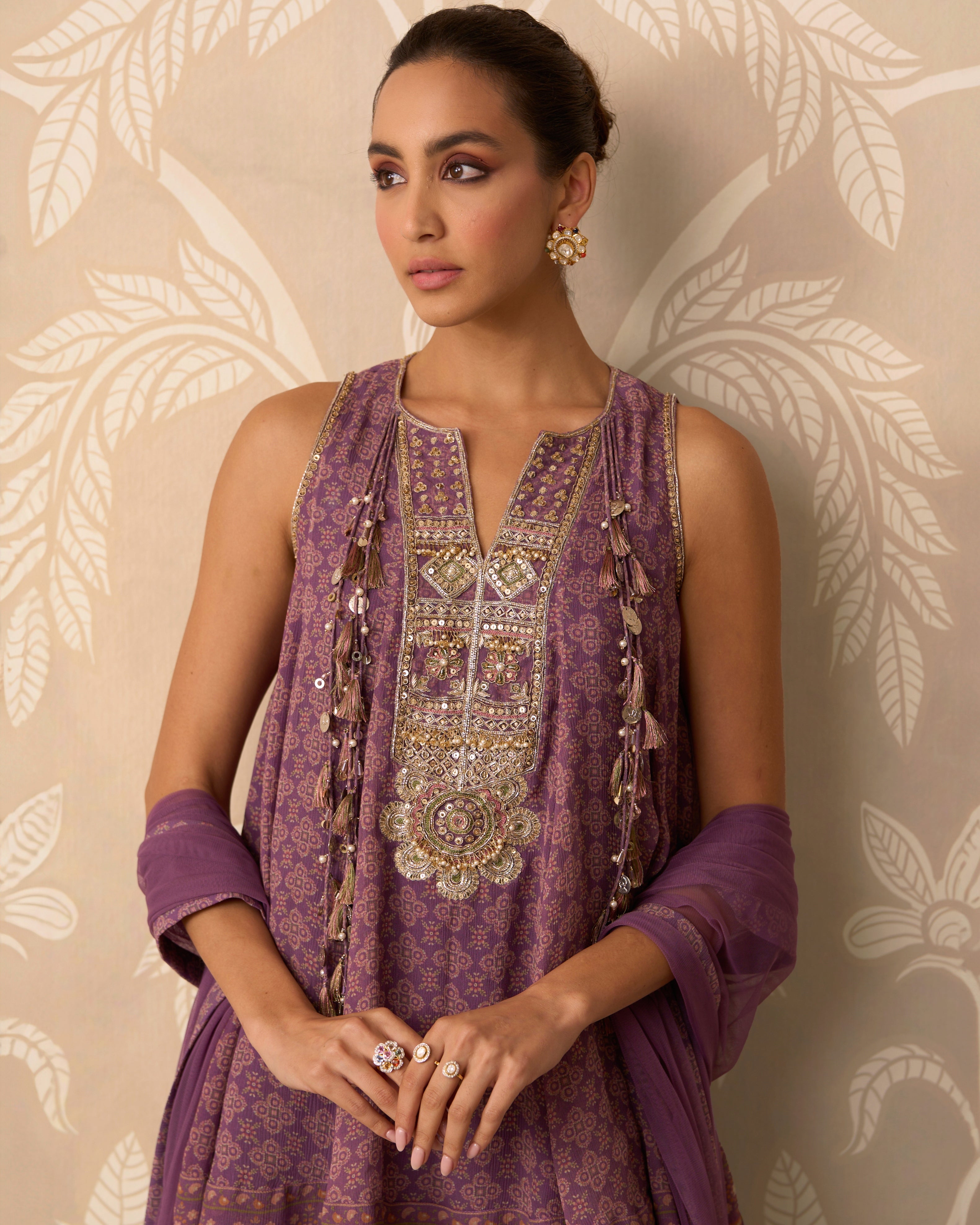 Roohana Kurti Gharara Set