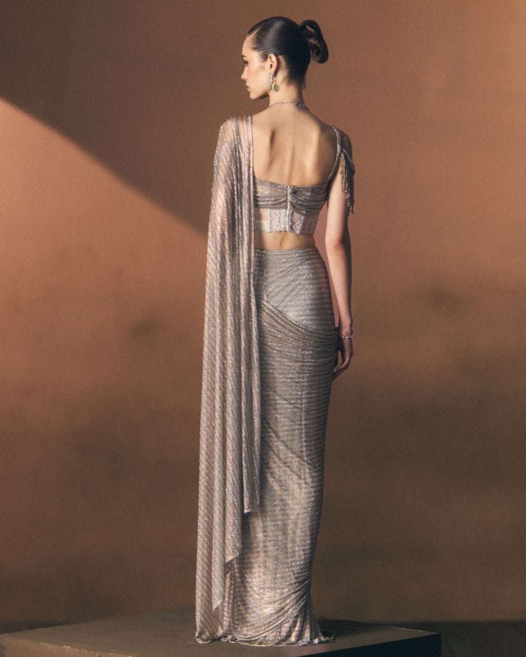 Mist Drape Sari