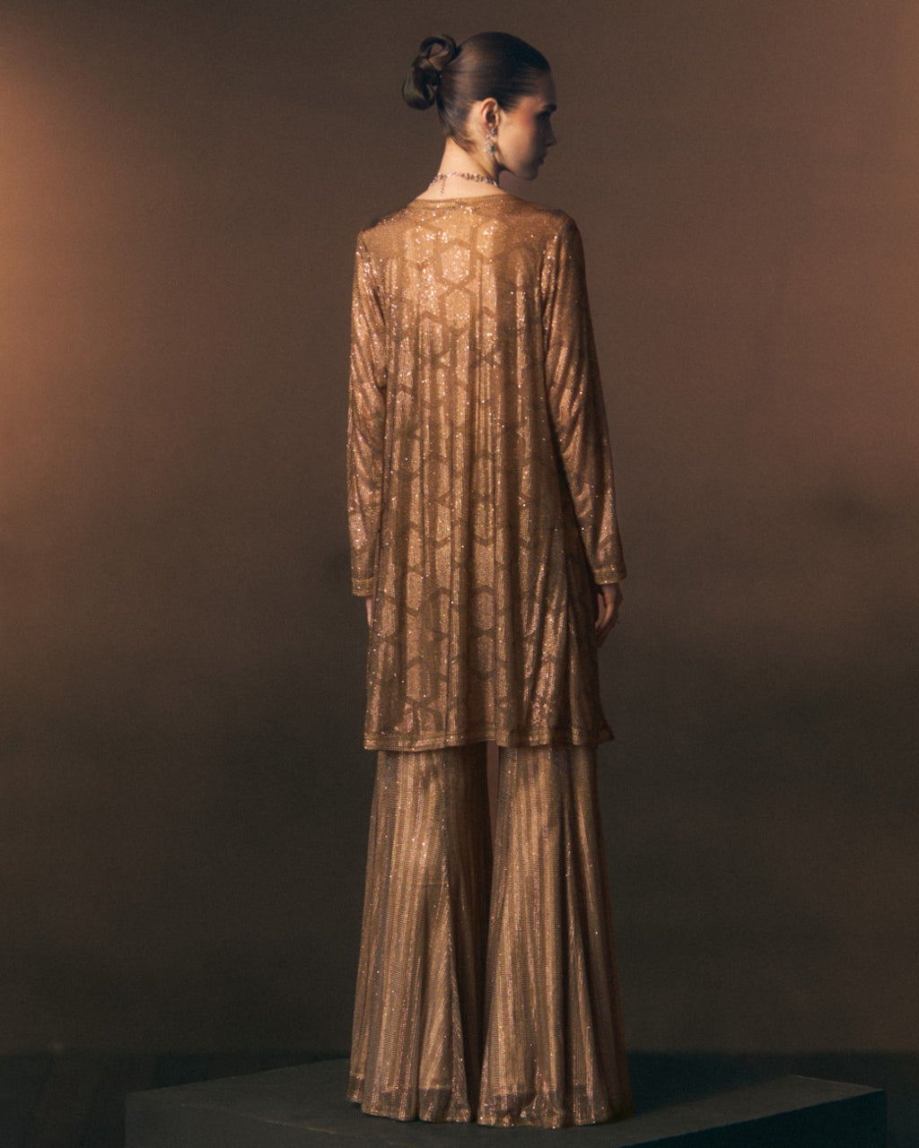Solaire Sharara Pants With Jacket