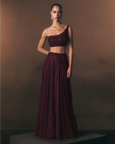 Scarlet Lehenga Skirt