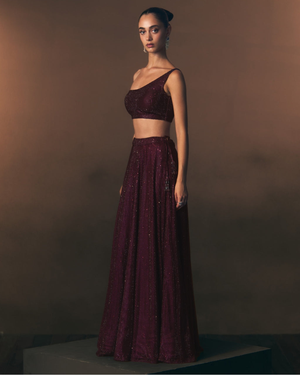 Scarlet Lehenga Skirt