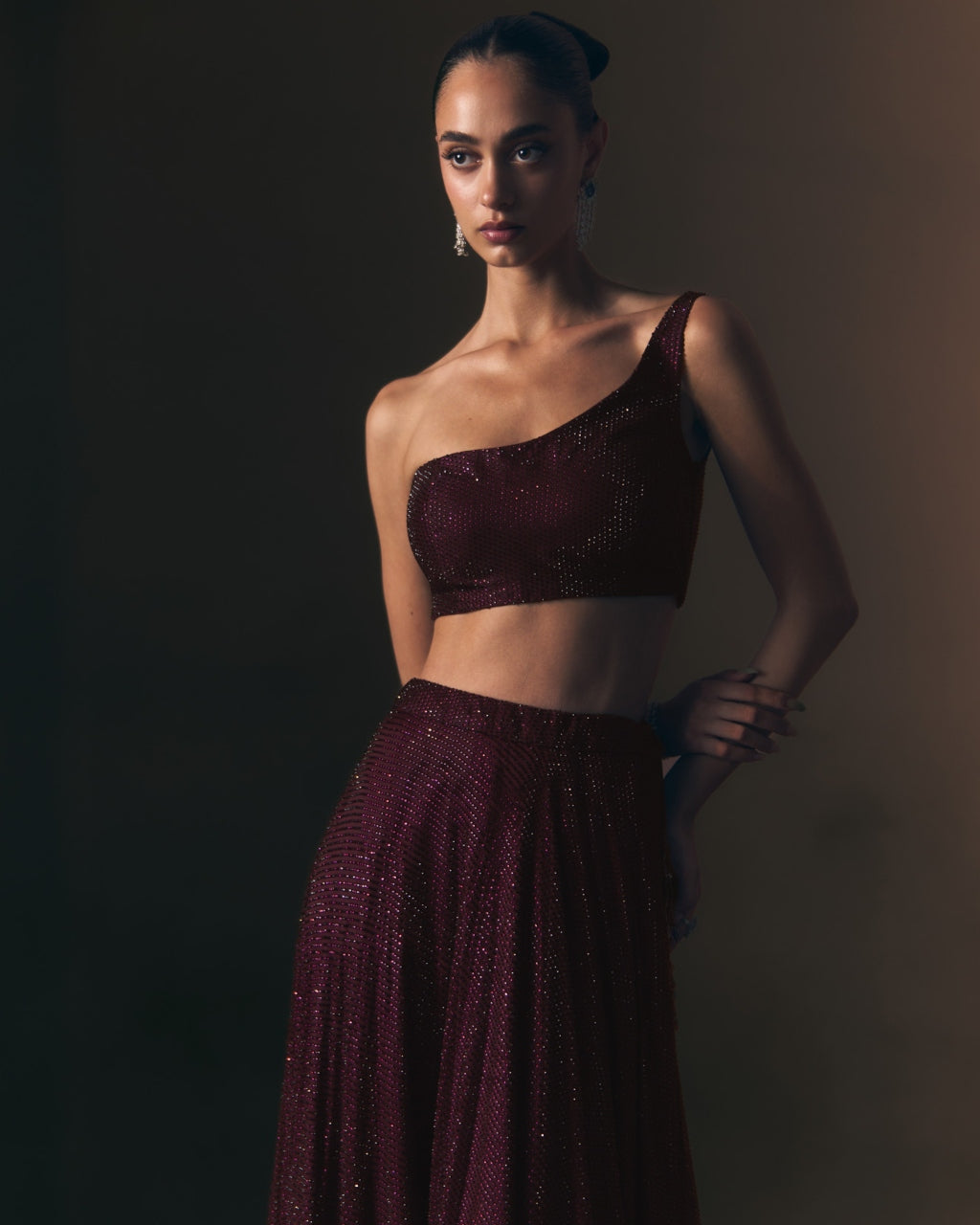 Scarlet Lehenga Skirt