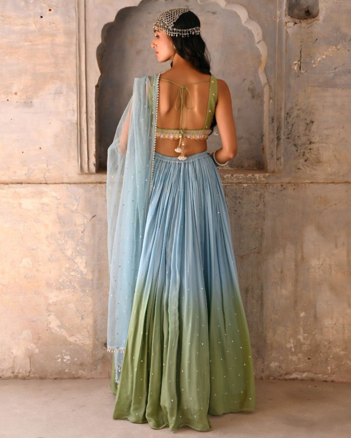 Monet Ombré Lehenga Set