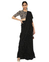 Black Sari Set by Payal Singhal