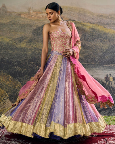 Rangoli Zari Lehenga Set