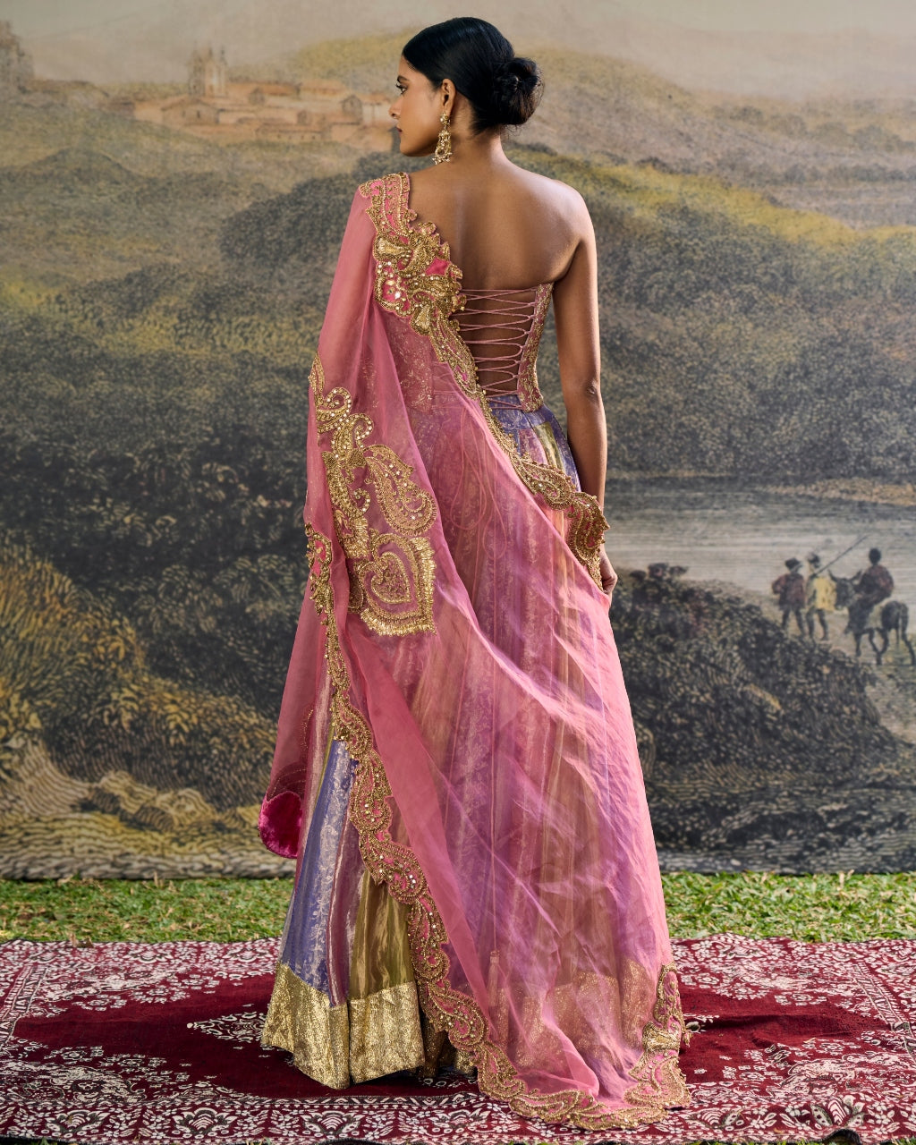 Rangoli Zari Lehenga Set