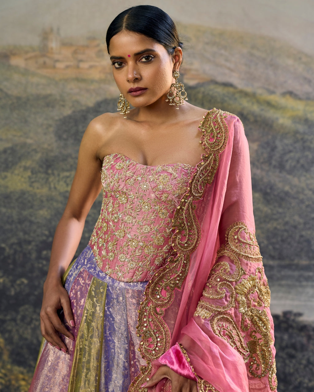 Rangoli Zari Lehenga Set