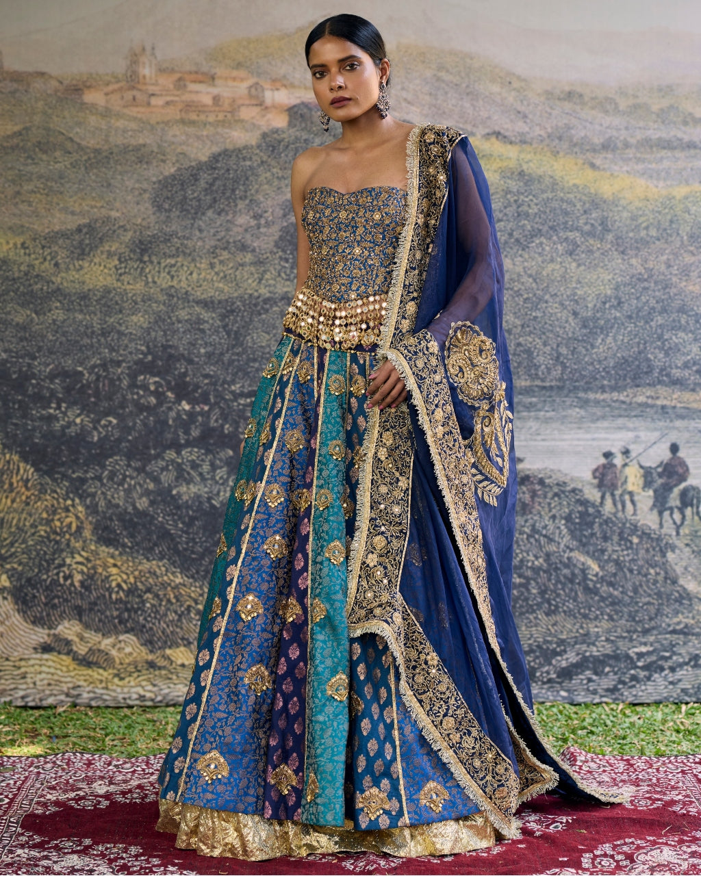 Neelratna Brocade Lehenga Set