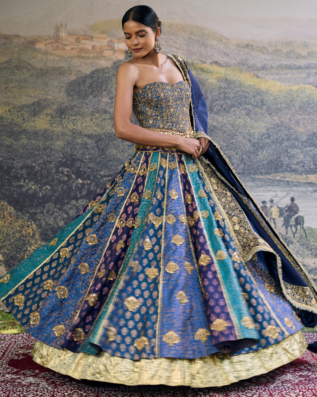 Neelratna Brocade Lehenga Set