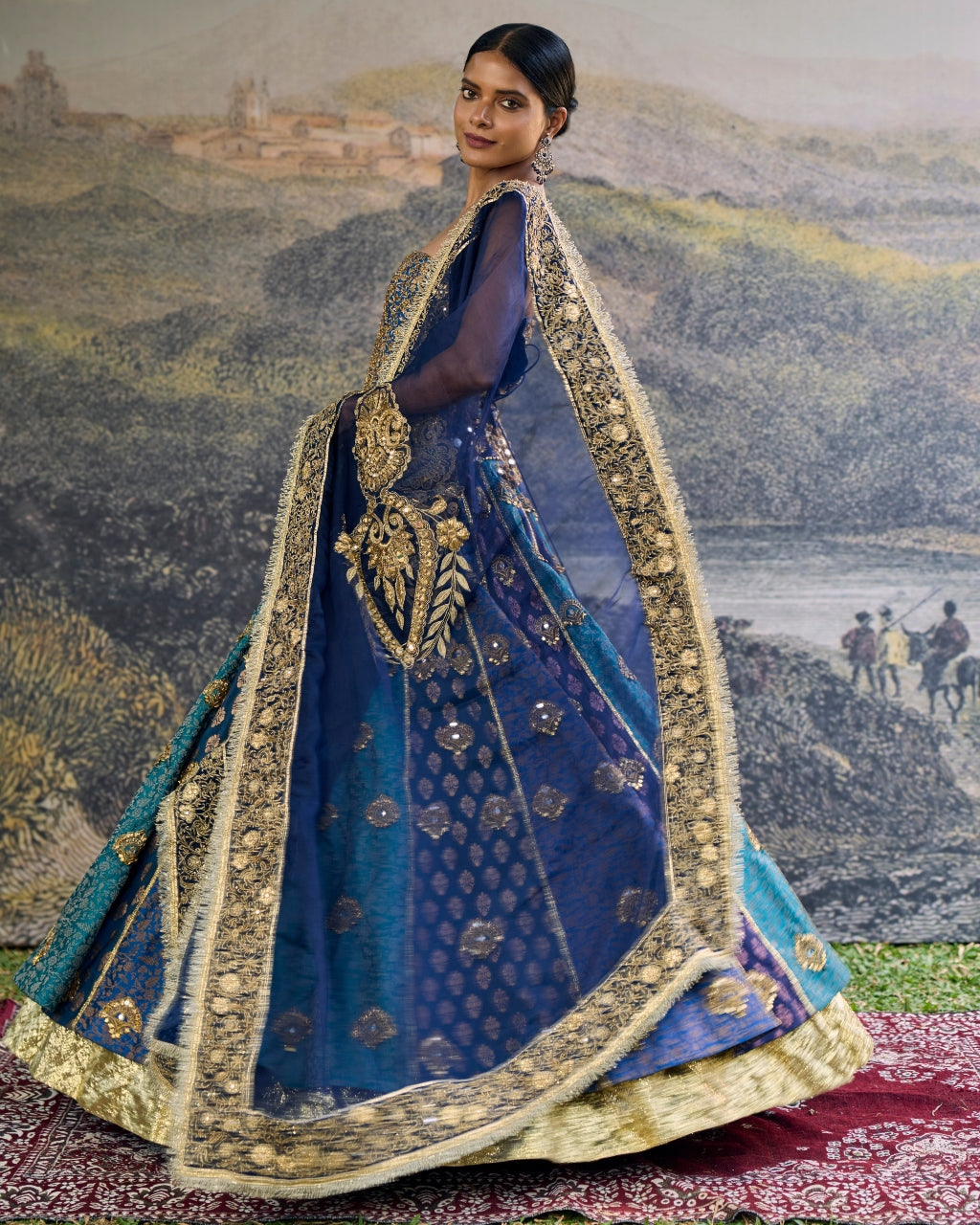 Neelratna Brocade Lehenga Set
