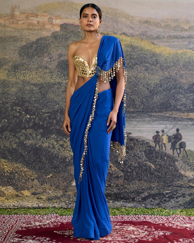 Neelanjana Mirror Sari Set