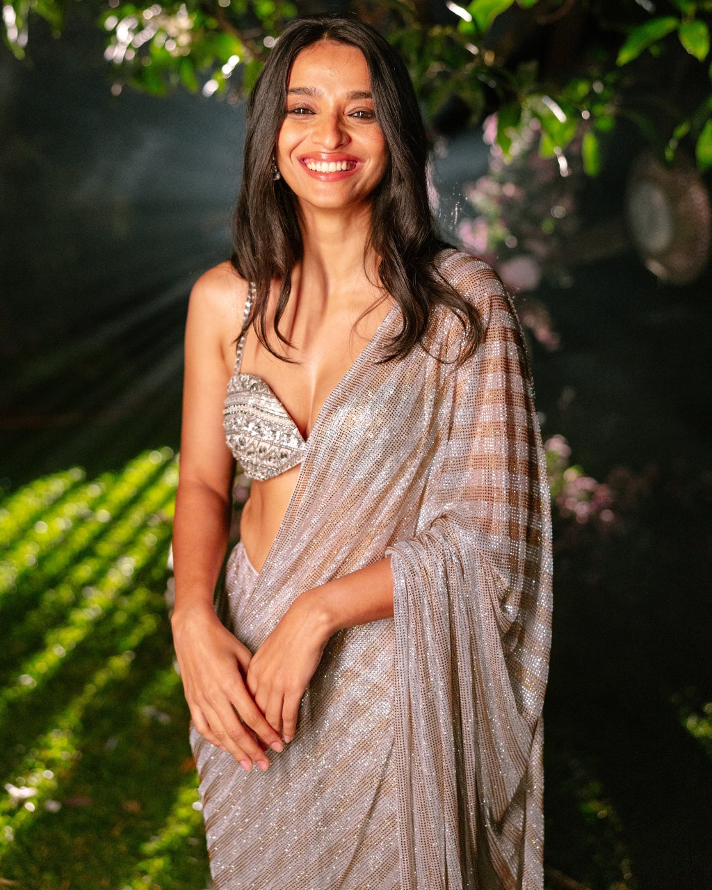 Celestial Stride Sari Set