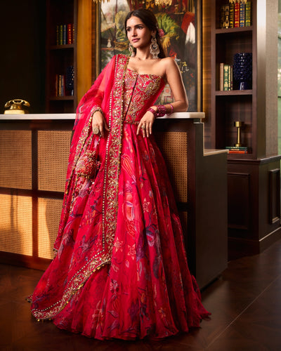 Vartika Corset Lehenga Set