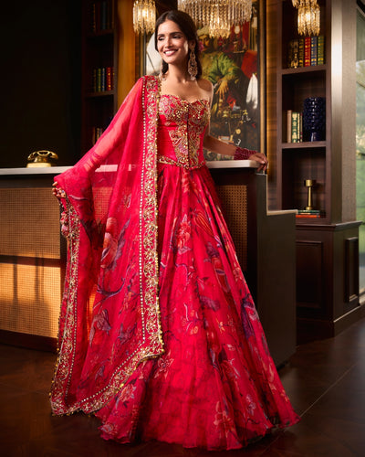 Vartika Corset Lehenga Set
