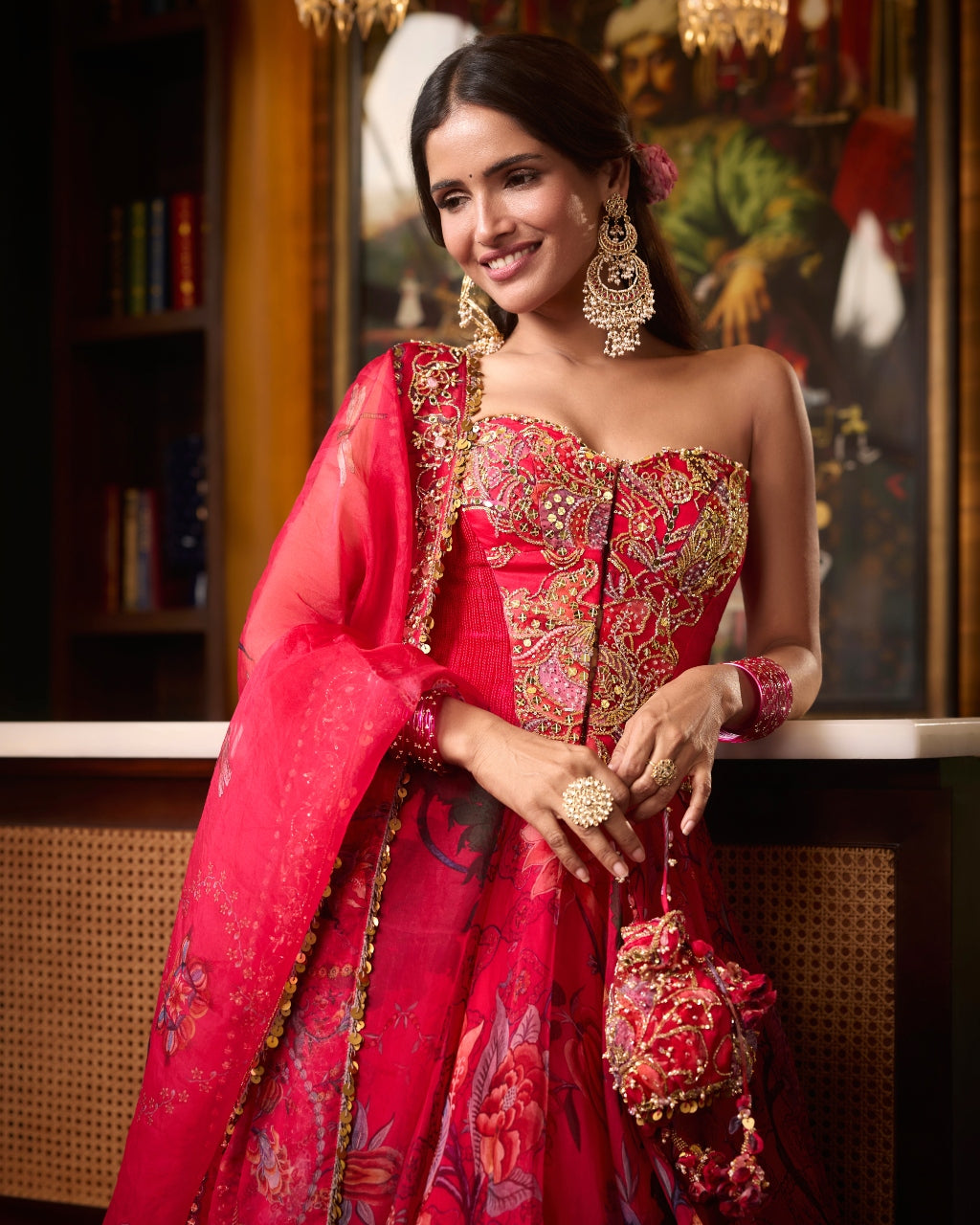 Vartika Corset Lehenga Set