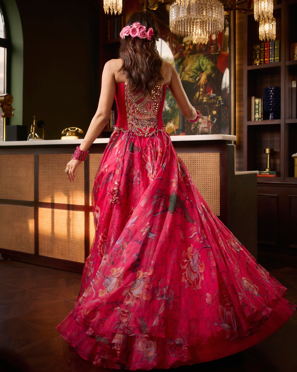 Vartika Corset Lehenga Set