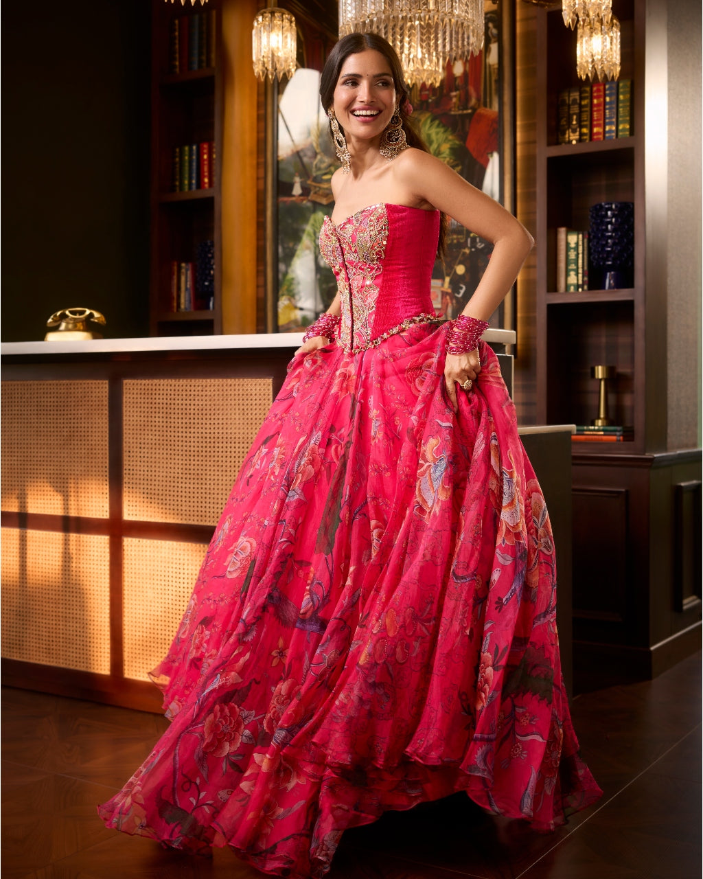 Vartika Corset Lehenga Set