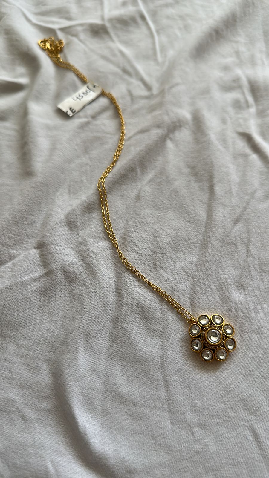 Floral Pendant with Chain