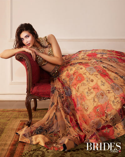 Diana Penty in the Suha Lehenga Set