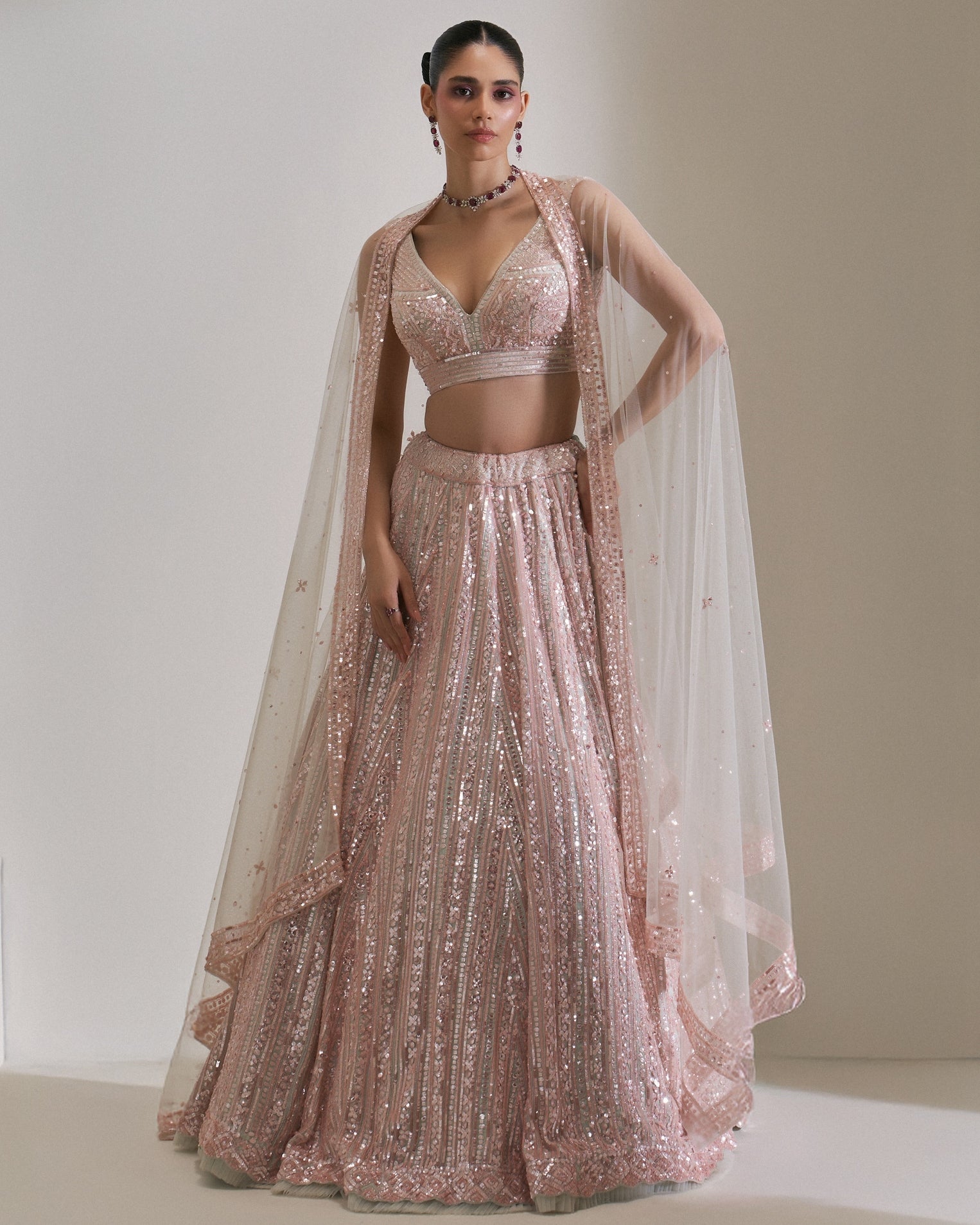 Rose Luminance Lehenga Set