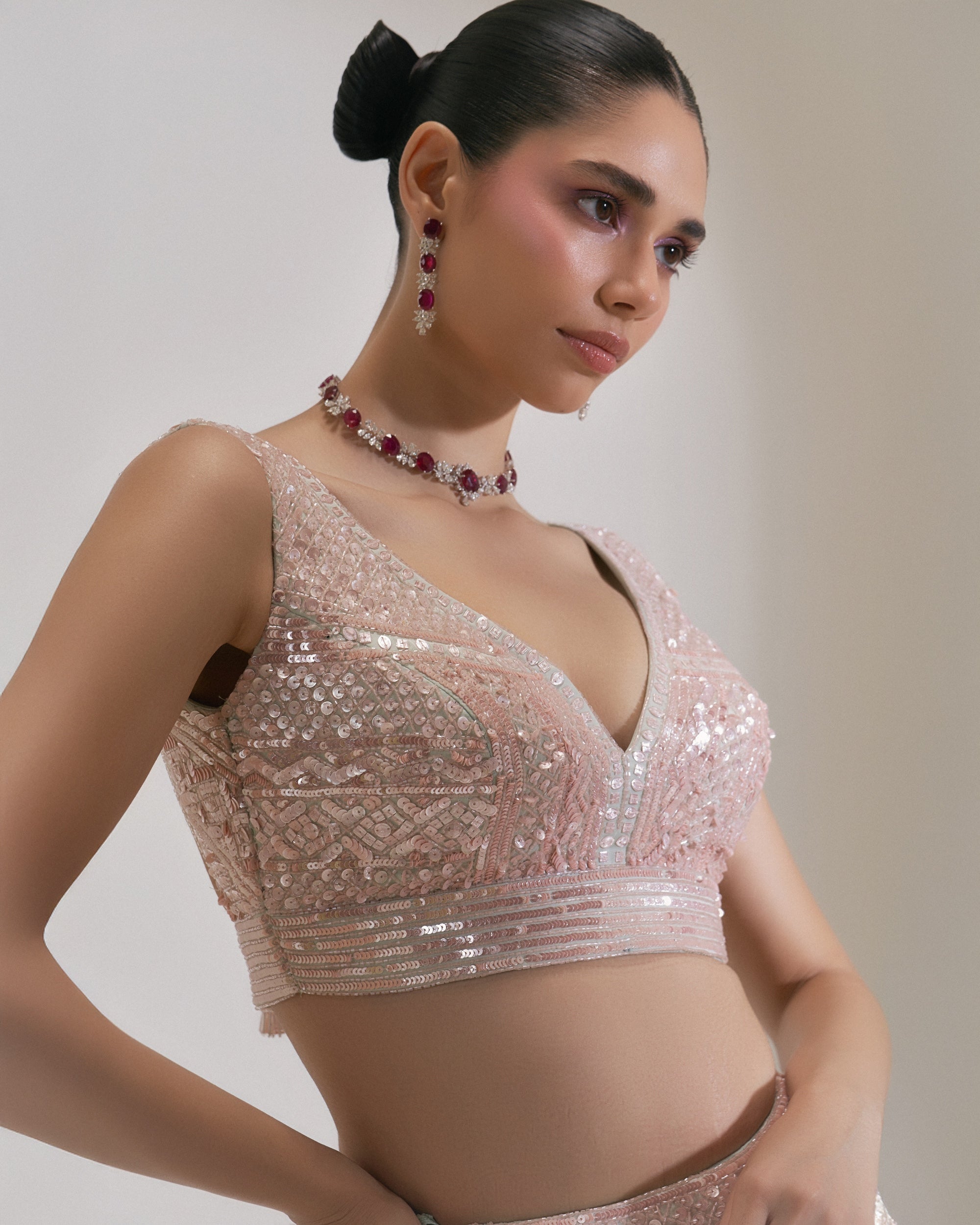 Rose Luminance Lehenga Set