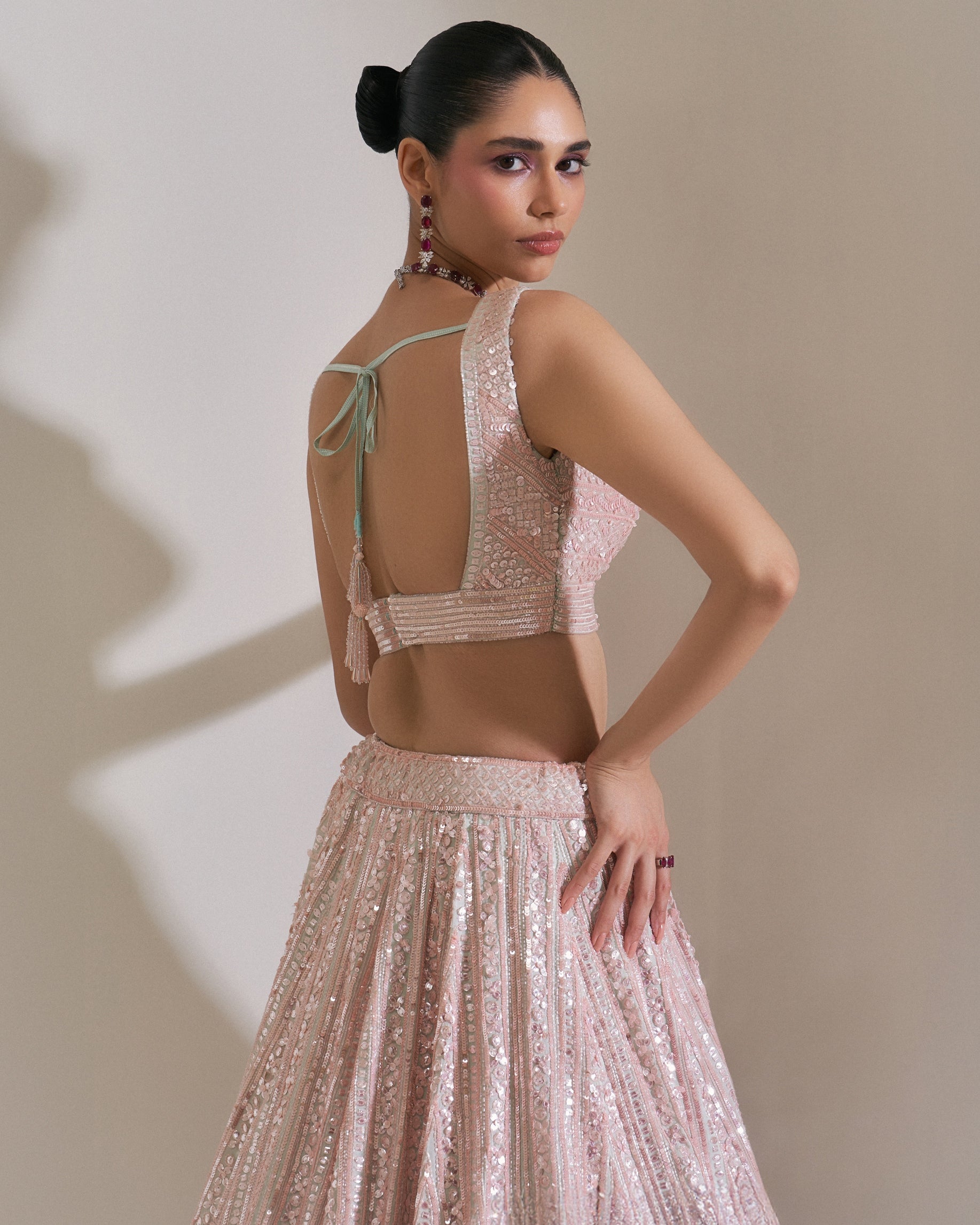 Rose Luminance Lehenga Set