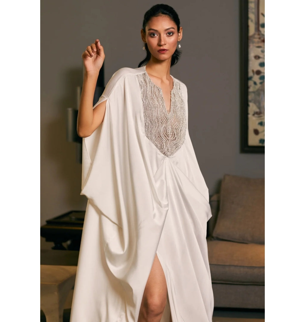 Goe White Rope Kaftan