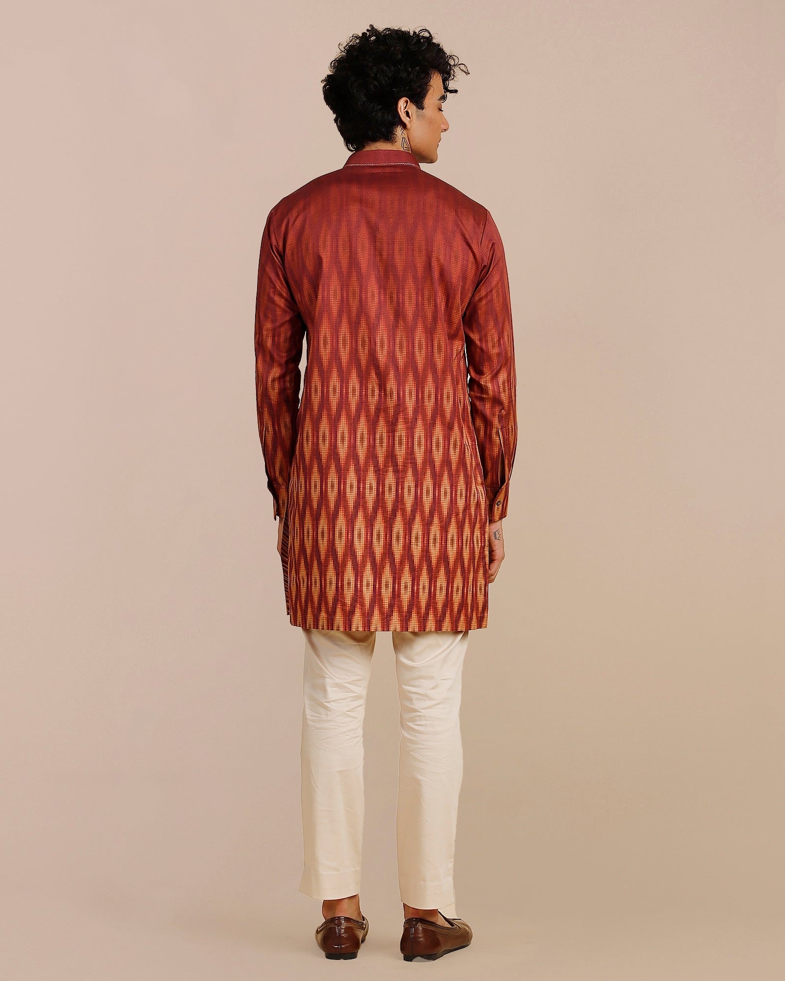 Burgundy Red Kurta