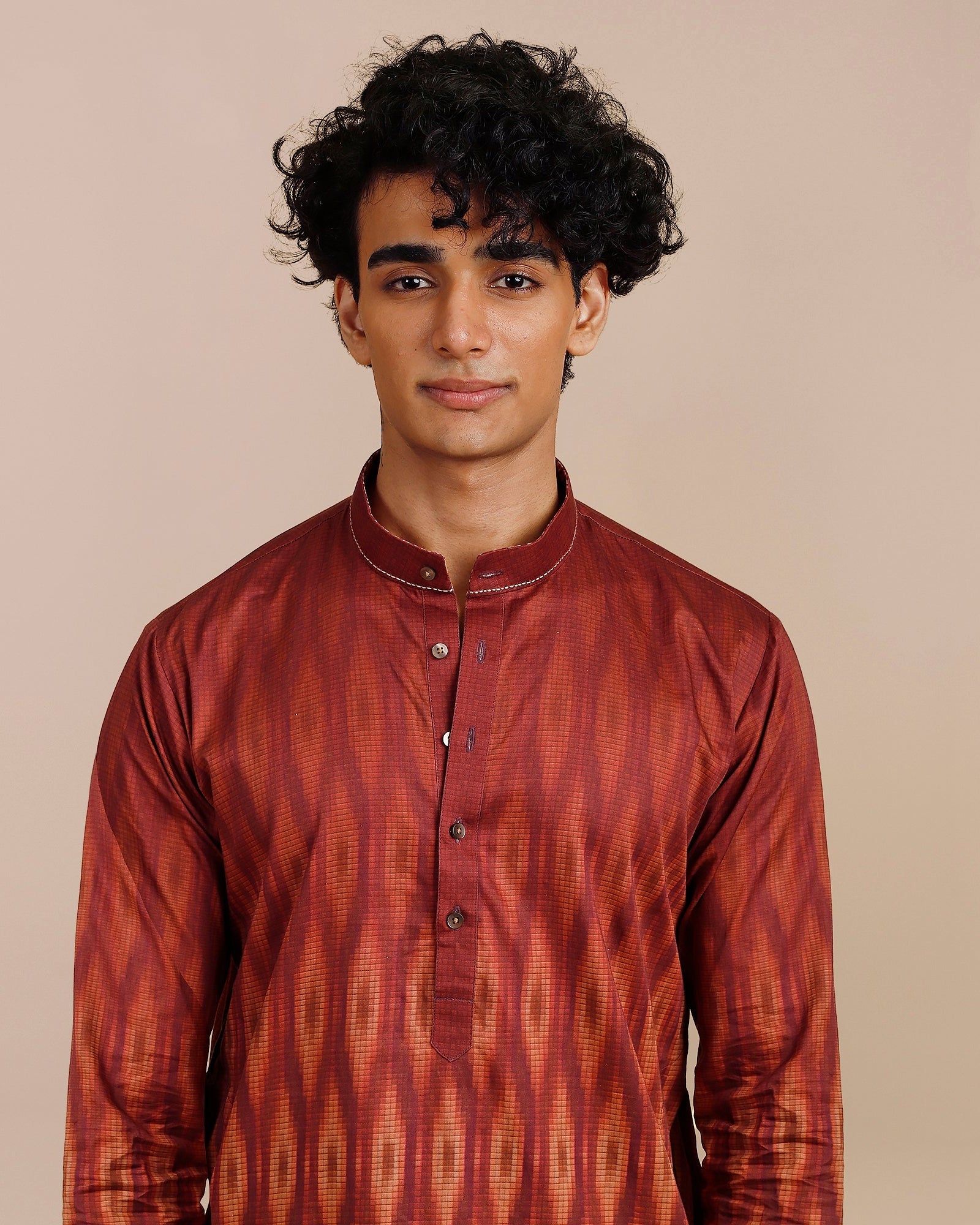 Burgundy Red Kurta