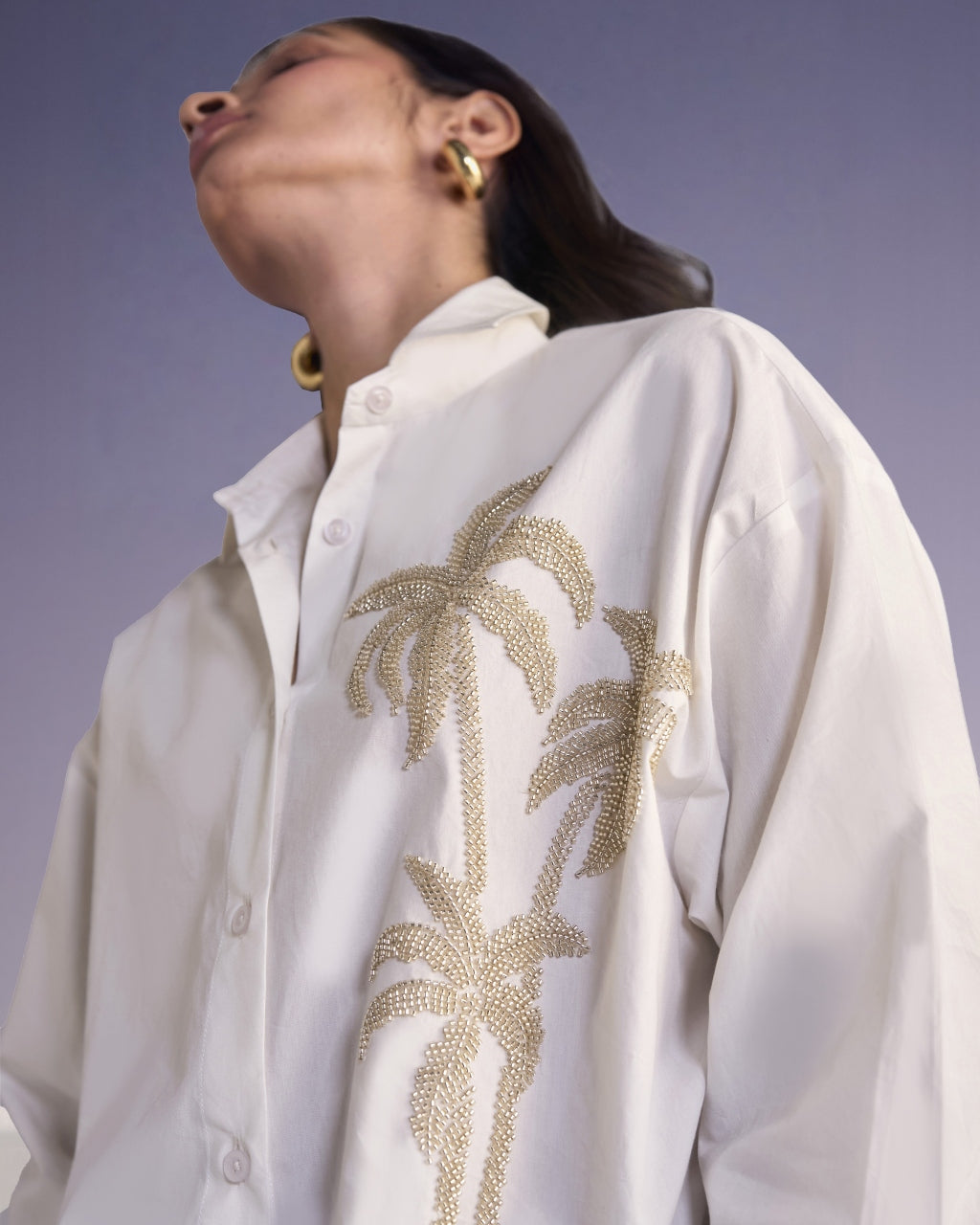 Bead Embroidered Shirt