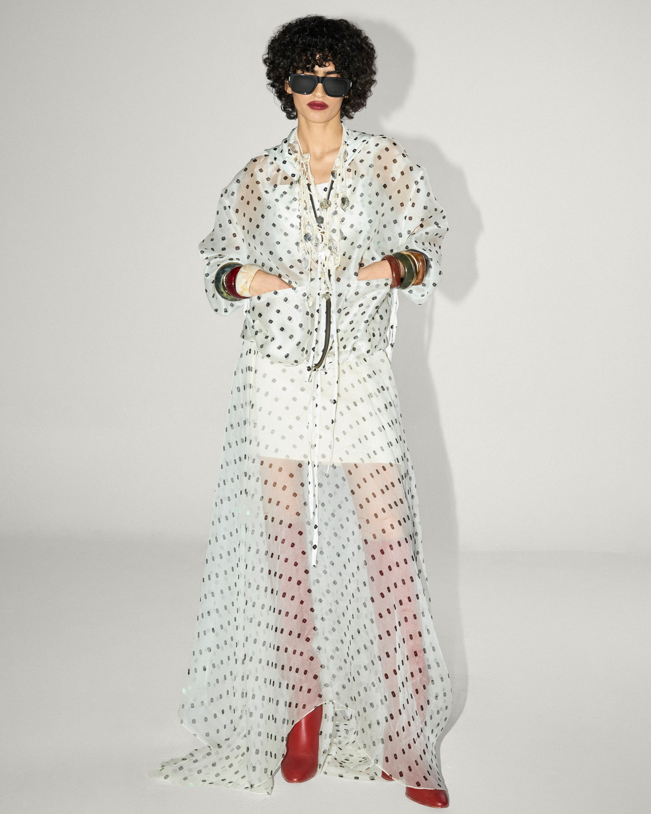 Bomber Jacket, Bustier & Bianca Skirt