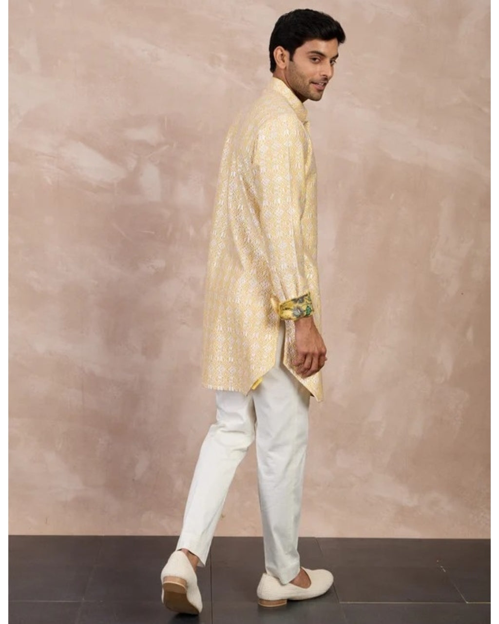 Mustard Yellow Maze Foe Kurta Set