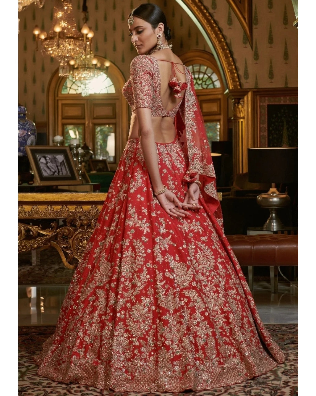 Shahana Raw Silk Bridal Lehenga Set