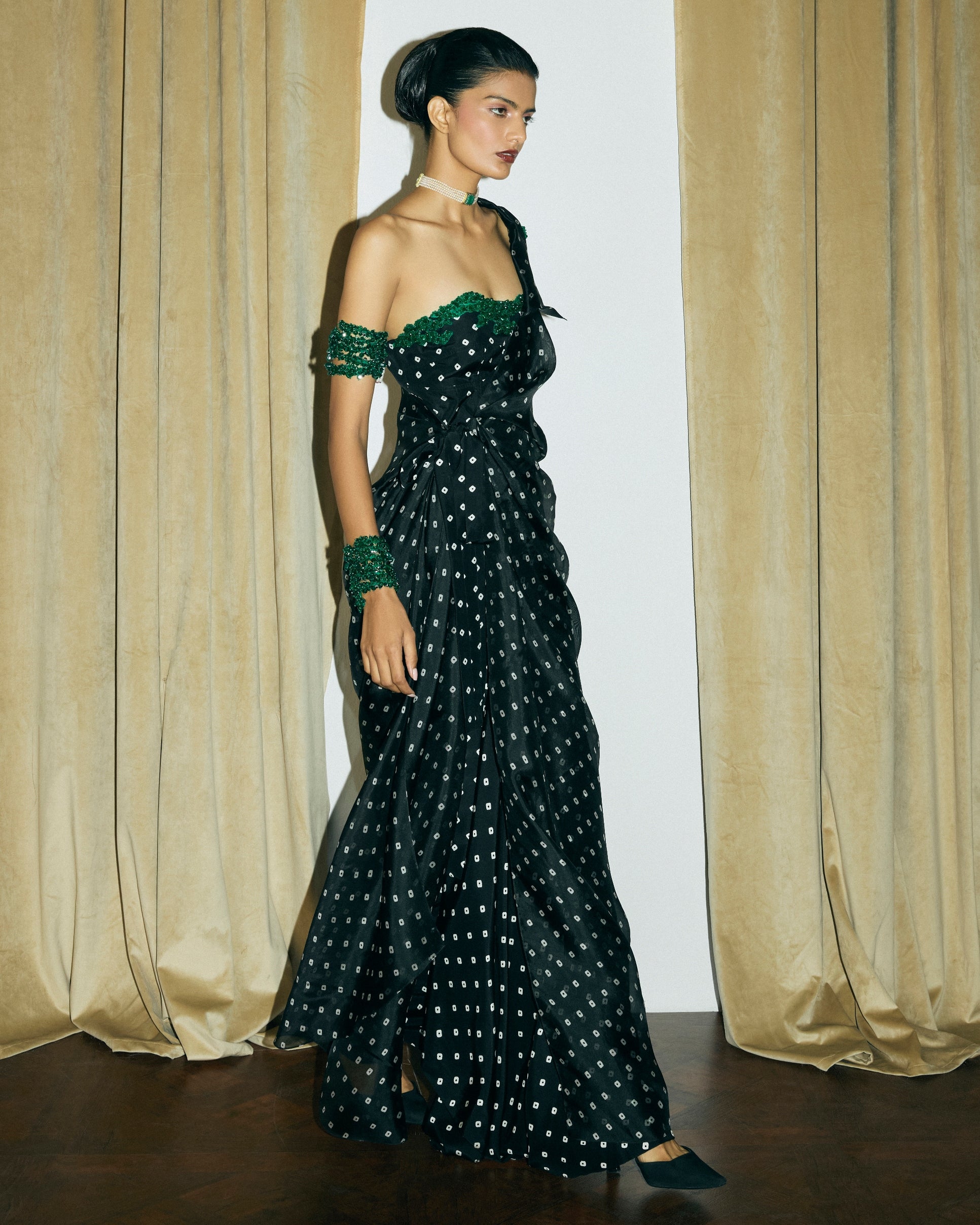 Black Audrey Dress With Erika Jacket