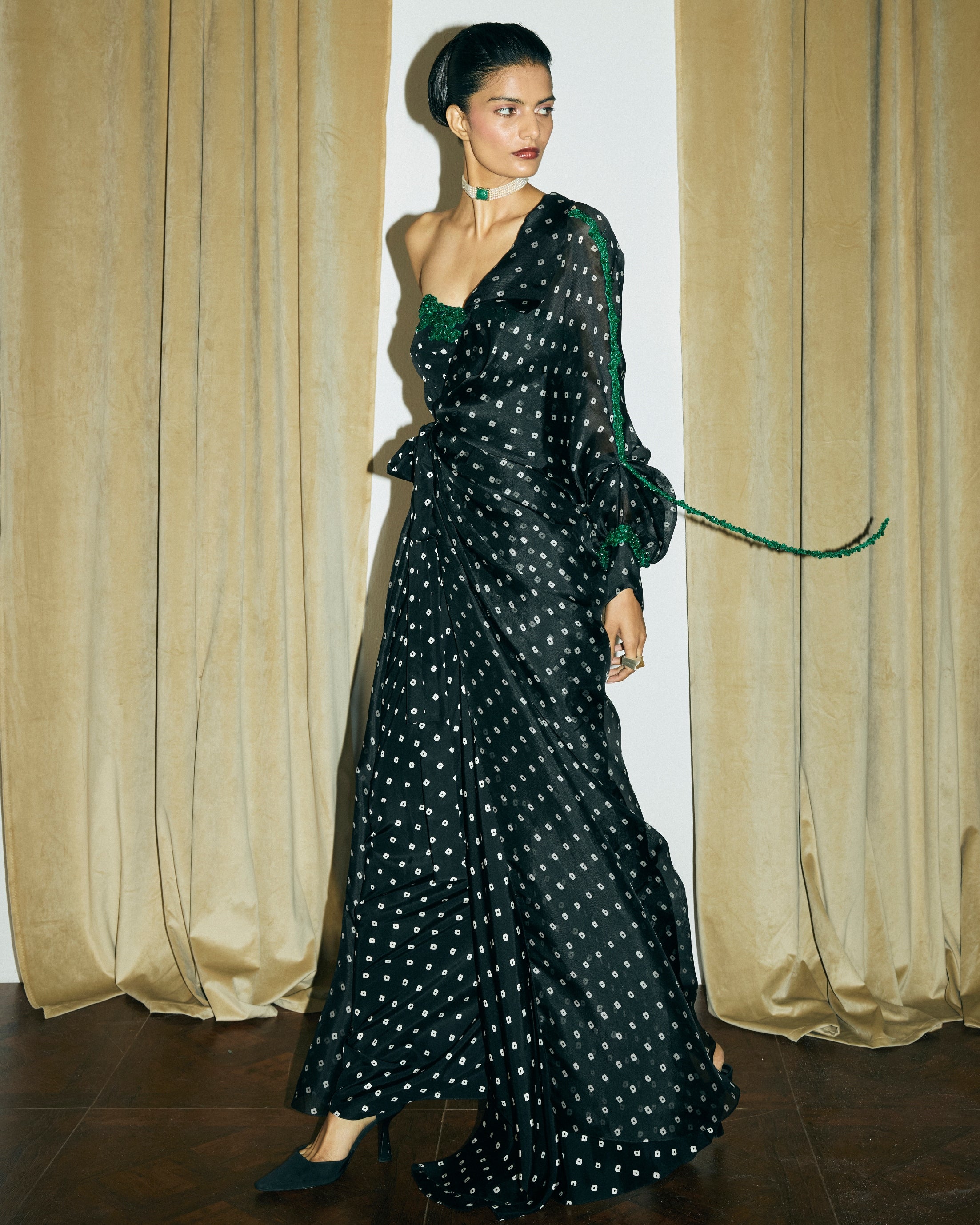 Black Audrey Dress With Erika Jacket